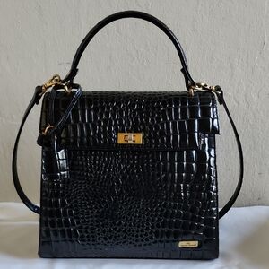 Valentino Marudini Crossbody Padlock Black Bag